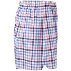 van Laack 156521/Boxer/784 Boxershorts, Baumwolle, Bleu-rosé kariert, Multicolor -MR Wasch Geschaft 381190 norm2