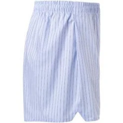 van Laack 162587/Boxer/730 Boxershorts, Baumwolle, Bleu-navy gestreift, Hellblau -MR Wasch Geschaft 381192 norm2