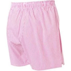 van Laack 151608/Boxer/530 Boxershorts, Baumwolle, Rosa-weiß gestreift, Weiß-rosa -MR Wasch Geschaft 381195 norm3