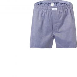 van Laack 150142/Boxer/770 Boxershorts, Baumwolle, Blau meliert, Dunkelblau