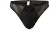 HOM G-String Loulou 402291/J004 Mikrofaser , Schwarz , Schwarz
