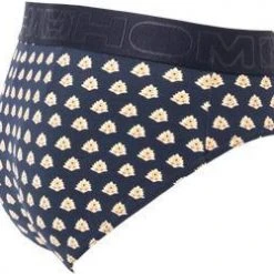 HOM Mini Briefs HO1 Grimaud 402273/I0RA Slip, Baumwoll-Stretch, Marine-curry, Navy -MR Wasch Geschaft 381498 norm2