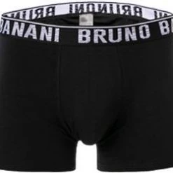 bruno banani Shorts 2er Pack 2201-2333/4115 Trunks, Baumwoll-Stretch, Schwarz-weiß -MR Wasch Geschaft 381534 norm2
