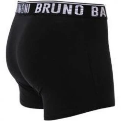 bruno banani Shorts 2er Pack 2201-2333/4115 Trunks, Baumwoll-Stretch, Schwarz-weiß -MR Wasch Geschaft 381534 norm3