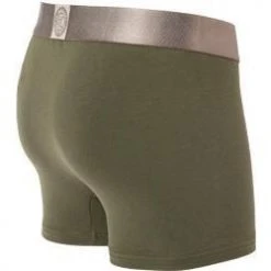Calvin Klein Underwear Calvin Klein ICON Trunk NB2537A/RBN Baumwoll-Stretch, Olivgrün, Olive -MR Wasch Geschaft 381674 norm2