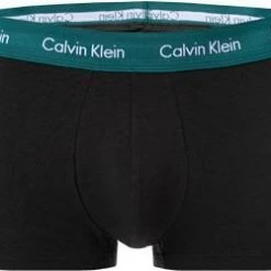 Calvin Klein Underwear Calvin Klein COTTON STRETCH 3er Pack U2664G/WHJ Trunks, Baumwoll-Stretch, Schwarz, Tannengrün-blau-rot -MR Wasch Geschaft 381676 norm2