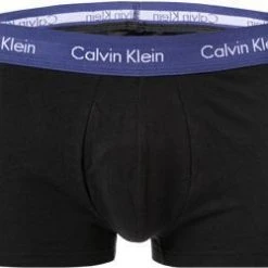 Calvin Klein Underwear Calvin Klein COTTON STRETCH 3er Pack U2664G/WHJ Trunks, Baumwoll-Stretch, Schwarz, Tannengrün-blau-rot -MR Wasch Geschaft 381676 norm3