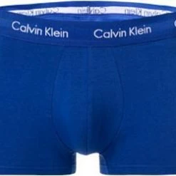 Calvin Klein Underwear Calvin Klein COTTON STRETCH 3er Pack U2664G/WHV Trunks, Baumwoll-Stretch, Blau-grau, Saphir-grau -MR Wasch Geschaft 381677 norm3
