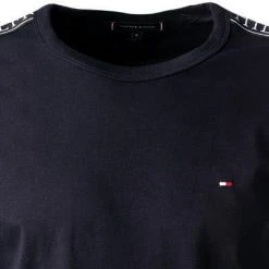 Tommy Hilfiger T-Shirt MW0MW20355/DW5 Longsleeve, Bio Baumwolle, Nachtblau -MR Wasch Geschaft 381703 norm2