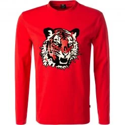 BOSS Longsleeve Talley 50471864/623 Baumwolle, Rot