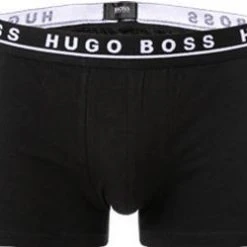 BOSS Trunks 3er Pack 50458545/966 Baumwoll-Stretch, Berre-schwarz, Purpur -MR Wasch Geschaft 381758 norm3
