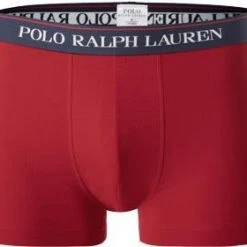 Polo Ralph Lauren Trunks 3er Pack 714830299/020 Baumwoll-Stretch, Oliv-barolo-navy, Rot-olive-navy -MR Wasch Geschaft 381851 norm2