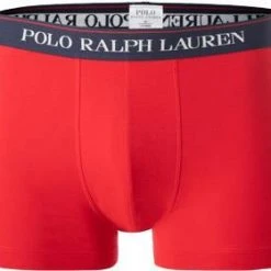 Polo Ralph Lauren Trunks 3er Pack 714830299/031 Baumwoll-Stretch, Royal-rot-navy gemustert, Navy-rot-kornblumen -MR Wasch Geschaft 381852 norm2