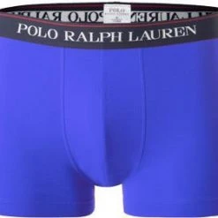 Polo Ralph Lauren Trunks 3er Pack 714830299/031 Baumwoll-Stretch, Royal-rot-navy gemustert, Navy-rot-kornblumen -MR Wasch Geschaft 381852 norm3
