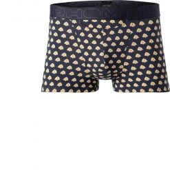 HOM Boxer Briefs HO1 Grimaud 402274/I0RA Trunk, Baumwolle-Modal, Navy-gelb, Navy