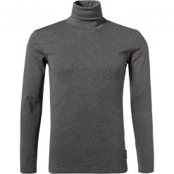 Marc O'Polo Longsleeve 220 2202 52354/969 Rollkragenshirt, Bio Baumwolle, Grau