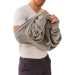 Mey Hybrid-T-Shirt 30038/620 Hybrid T-Shirt iQ-T, COOLMAX® geruchshemmend, Grau meliert, Hellgrau