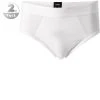 JOOP! Slip 2er Pack 30030788/100 Slips, Baumwoll-Stretch, Weiß