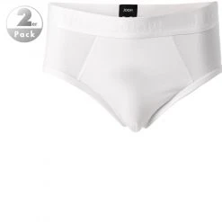 JOOP! Slip 2er Pack 30030788/100 Slips, Baumwoll-Stretch, Weiß