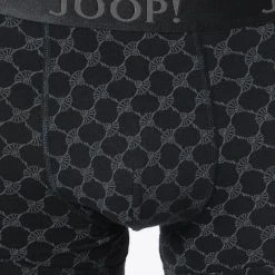 JOOP! Boxer Shorts 3er Pack 30029931/963 Trunks, Baumwoll-Stretch, Grau-schwarz-navy gemustert, Schwarz-grau-navy -MR Wasch Geschaft 382595 norm6