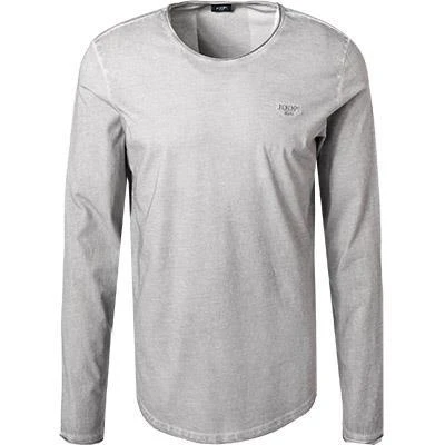 JOOP! Longsleeve Carlos 30021901/044 Modern Fit, Baumwolle, Hellgrau meliert, Hellgrau 2 JOOP! Longsleeve Carlos 30021901/044 Modern Fit, Baumwolle, Hellgrau meliert, Hellgrau – Bild 2