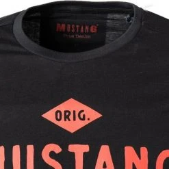 MUSTANG T-Shirt 1011954/4132 Longsleeve, Baumwolle, Schwarz -MR Wasch Geschaft 382682 norm2