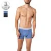 Polo Ralph Lauren Trunks 3er Pack 714830299/025 Baumwoll-Stretch, Grau-blau meliert, Blau-graphit-denim
