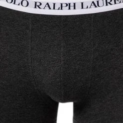 Polo Ralph Lauren Trunks 3er Pack 714830299/025 Baumwoll-Stretch, Grau-blau meliert, Blau-graphit-denim -MR Wasch Geschaft 382868 norm6