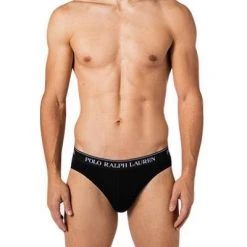 Polo Ralph Lauren Briefs 3er Pack 714835884/003 Slips, Baumwoll-Stretch, Schwarz-weiß-grau, Weiß-schwarz-grau -MR Wasch Geschaft 382894 norm3