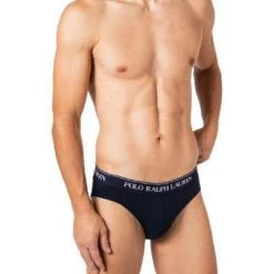 Polo Ralph Lauren Briefs 3er Pack 714835884/004 Slips, Baumwoll-Stretch, Blau, Navy-saphir-blau -MR Wasch Geschaft 382895 norm3