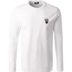 KARL LAGERFELD Longsleeve 755028/0/512221/10 Baumwolle, Weiß