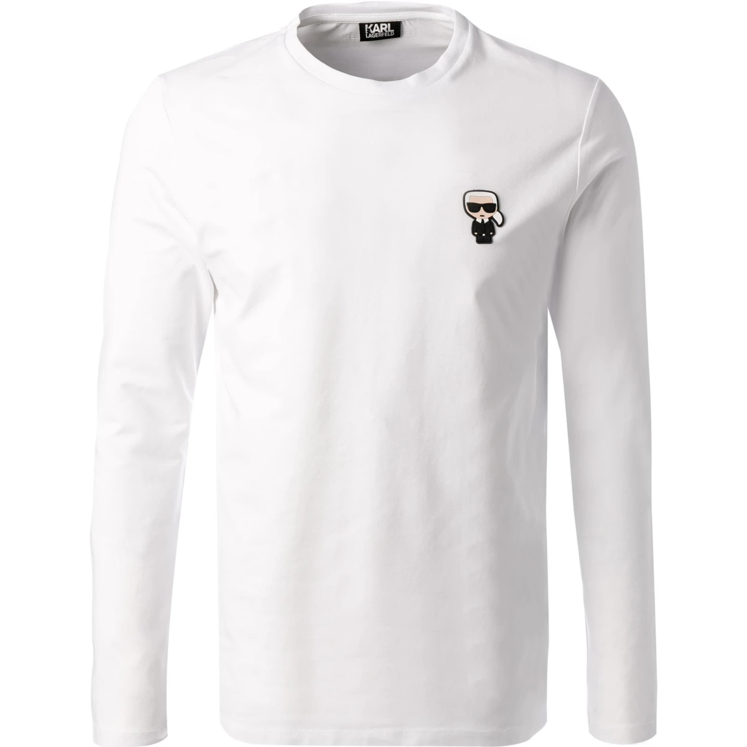KARL LAGERFELD Longsleeve 755028/0/512221/10 Baumwolle, Weiß 1 KARL LAGERFELD Longsleeve 755028/0/512221/10 Baumwolle, Weiß