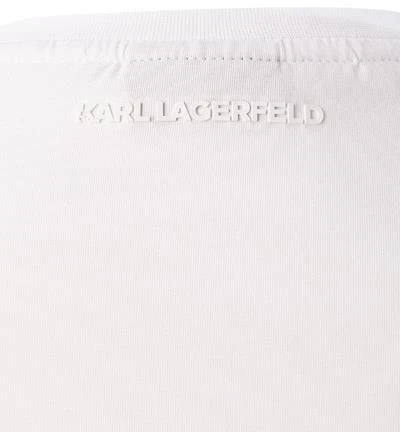 KARL LAGERFELD Longsleeve 755028/0/512221/10 Baumwolle, Weiß 4 KARL LAGERFELD Longsleeve 755028/0/512221/10 Baumwolle, Weiß – Bild 4
