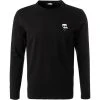 KARL LAGERFELD Longsleeve 755028/0/512221/990 Baumwolle, Schwarz
