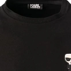 KARL LAGERFELD Longsleeve 755028/0/512221/990 Baumwolle, Schwarz -MR Wasch Geschaft 382902 norm2