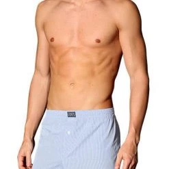 Polo Ralph Lauren Boxer 714513429/005 Boxershorts, Baumwolle, Hellblau-weiß kariert, Hellblau