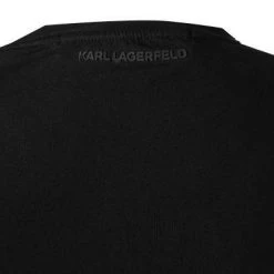 KARL LAGERFELD Longsleeve 755403/0/521224/910 Baumwolle, Schwarz-silber, Silber -MR Wasch Geschaft 382985 norm3