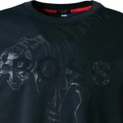 BOSS Longsleeve Togn Iconic 50463004/001 Relaxed Fit, Bio Baumwolle, Schwarz -MR Wasch Geschaft 383405 norm3