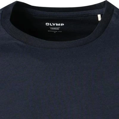 OLYMP Casual Modern Fit T-Shirt 5600/14/18 Longsleeve, Baumwolle, Marineblau, Marine 3 OLYMP Casual Modern Fit T-Shirt 5600/14/18 Longsleeve, Baumwolle, Marineblau, Marine – Bild 3