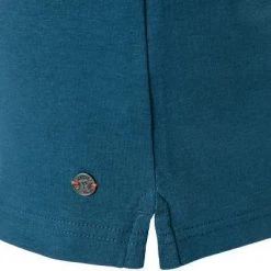 MUSTANG Longsleeve 1012375/5243 Slim Fit, Baumwolle, Petrol -MR Wasch Geschaft 383591 norm3