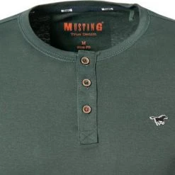 MUSTANG Longsleeve 1012375/6432 Slim Fit, Baumwolle, Tannengrün 7 MUSTANG Longsleeve 1012375/6432 Slim Fit, Baumwolle, Tannengrün -MR Wasch Geschaft 383592 norm2