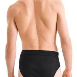 Seidensticker Brief 12.200000/0039 Slip, Baumwolle, Schwarz -MR Wasch Geschaft 383864 norm2