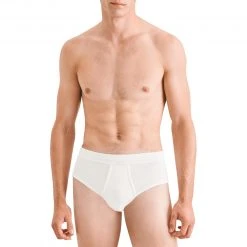 Seidensticker Brief 12.200001/0001 Slip, Baumwolle, Weiß