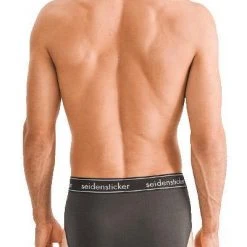 Seidensticker Brief 3er Pack 12.200019/0039 Slips, Baumwoll-Stretch, Schwarz -MR Wasch Geschaft 383893 norm2