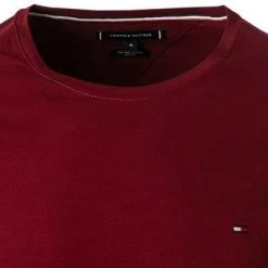 Tommy Hilfiger Longsleeve MW0MW10804/XJS Slim Fit, Bio Baumwolle, Bordeaux -MR Wasch Geschaft 383938 norm2