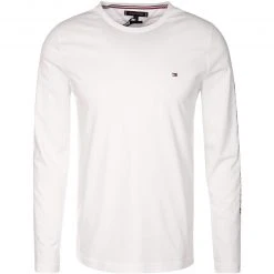 Tommy Hilfiger Longsleeve MW0MW09096/YBR Bio Baumwolle, Weiß