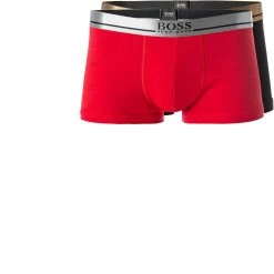 BOSS Trunks 2er Pack 50463065/647 Trunks in Geschenkbox, Rot-schwarz