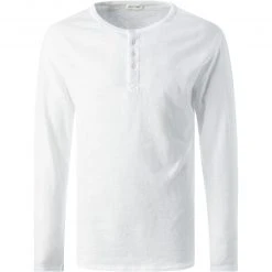 American Vintage Longsleeve MSON02CG/blanc Baumwolle, Weiß meliert