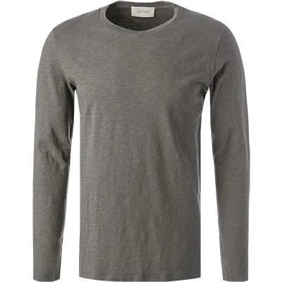 American Vintage T-Shirt MBYSA18/ardoise Longsleeve, Baumwolle, Dunkelgrau meliert 2 American Vintage T-Shirt MBYSA18/ardoise Longsleeve, Baumwolle, Dunkelgrau meliert – Bild 2