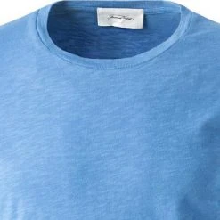 American Vintage T-Shirt MBYSA18/bleuet Longsleeve, Baumwolle, Bleu meliert -MR Wasch Geschaft 384035 norm2